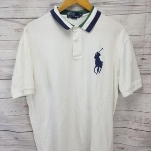 Polo Ralph Lauren White Big Pony Shirt XL
